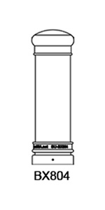 Aluminum Decorative Bollard Design 3